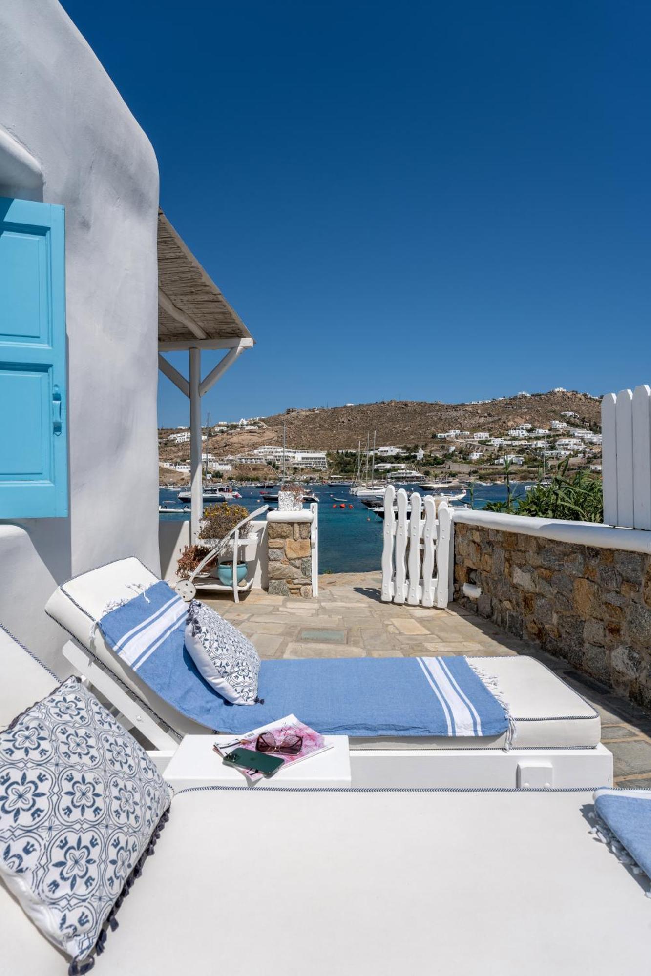 Luxury Sea House By Blue Waters Mykonos Villa Ornos  Buitenkant foto
