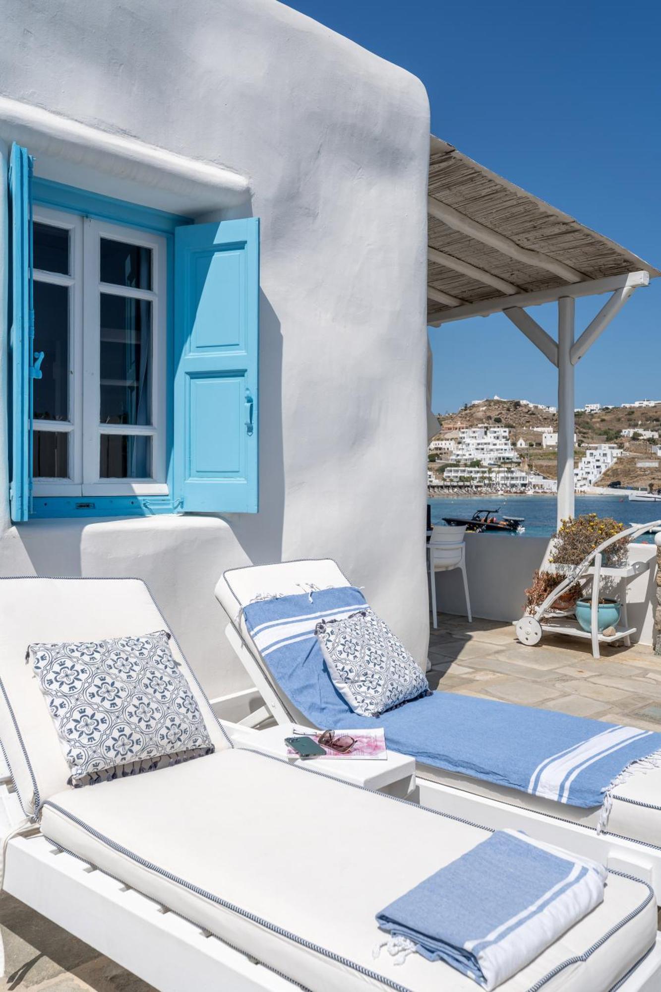 Luxury Sea House By Blue Waters Mykonos Villa Ornos  Buitenkant foto