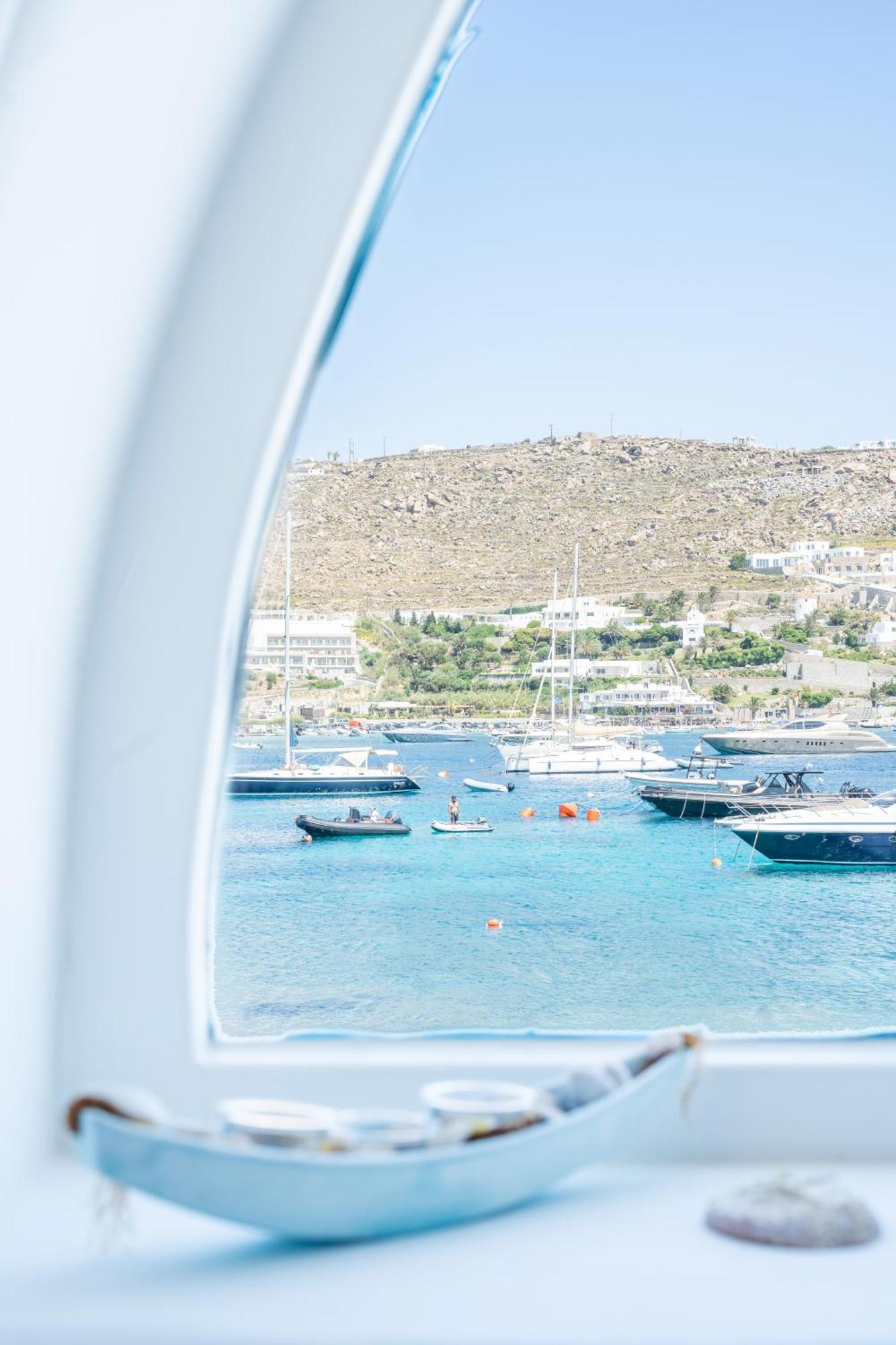 Luxury Sea House By Blue Waters Mykonos Villa Ornos  Buitenkant foto