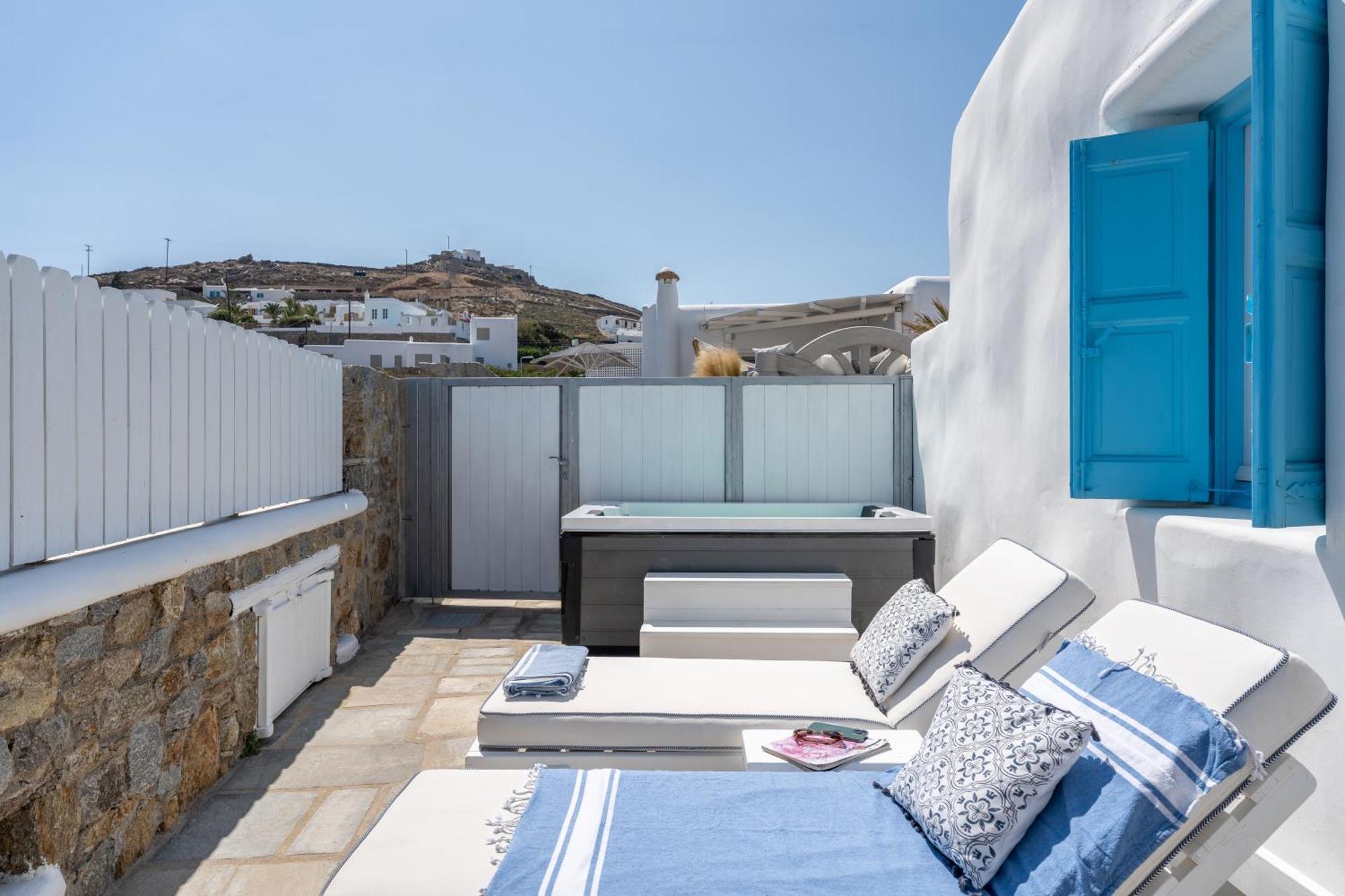 Luxury Sea House By Blue Waters Mykonos Villa Ornos  Buitenkant foto